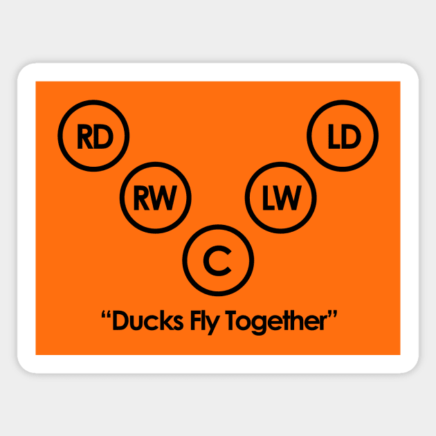 Ducks Fly Together Sticker by stayfrostybro